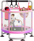 5-in-1 Toddler Trampoline for Kids, Safe and Fun Playtime