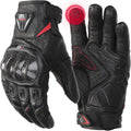 Sheepskin Leather Motorcycle Gloves for Men - Warm, Protective Fit