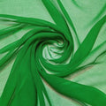Chiffon Fabric 70 Yard Bolt Green - Sheer Draping for Dresses & Decor