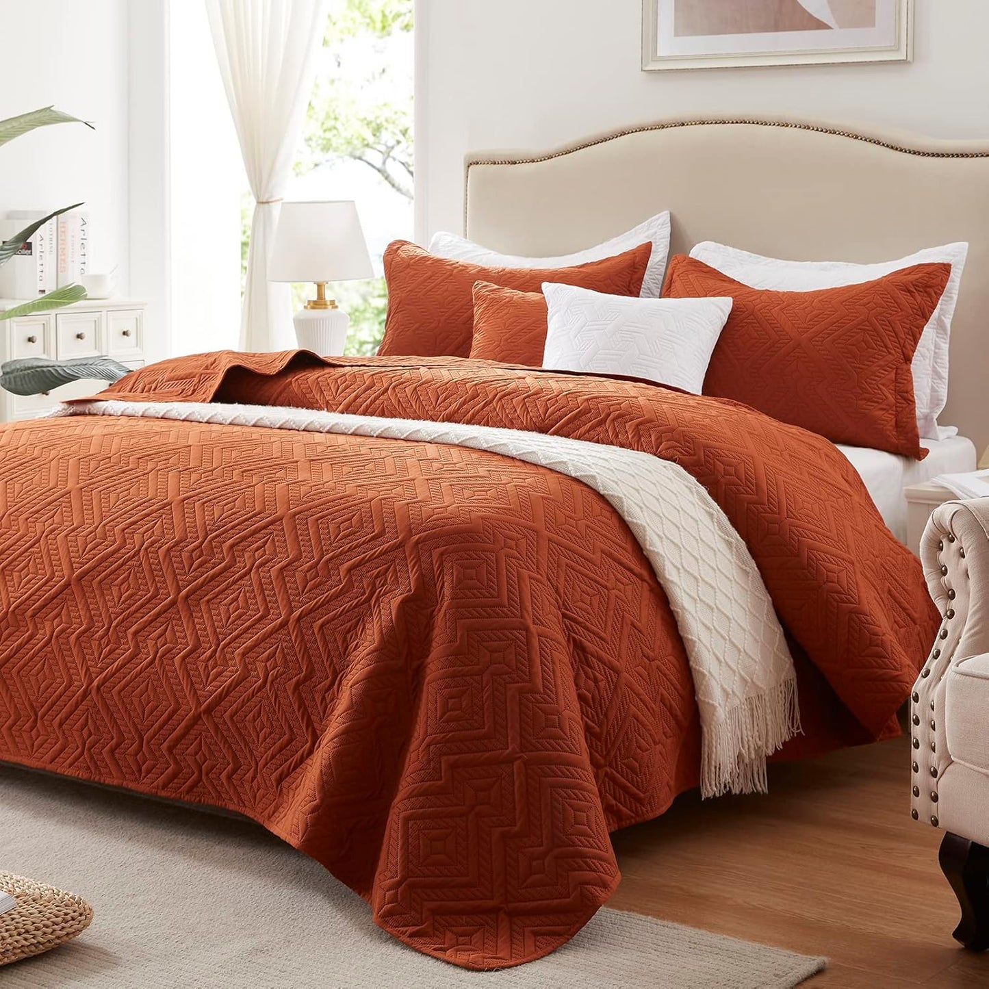 Oversized California King Size Quilt Set for Luxurious Comfort
