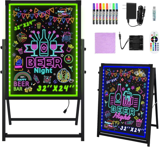 Hosim Standing A-Frame LED Message Board for Promotions