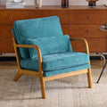 Mid Century Modern Accent Chair with Lumbar Pillow for Comfort