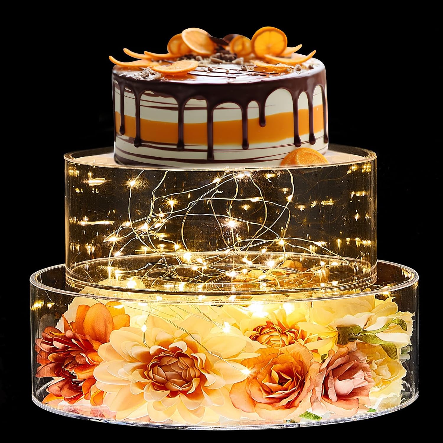 Sunnyray Acrylic Cake Stands Set for Stunning Dessert Displays
