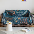 Cute Couch Cover Sofa Cover for 2 Cushion Sofa - Sea Fish Pattern