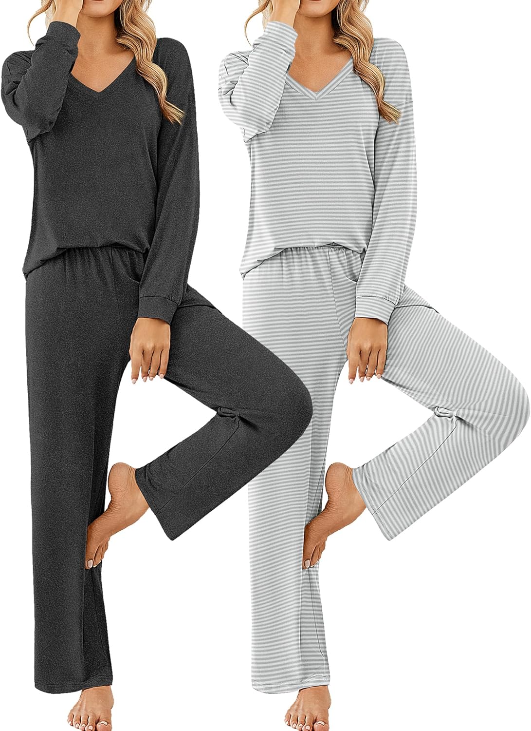 Ekouaer Womens 2 Pack Pajama Sets for Ultimate Comfort and Style