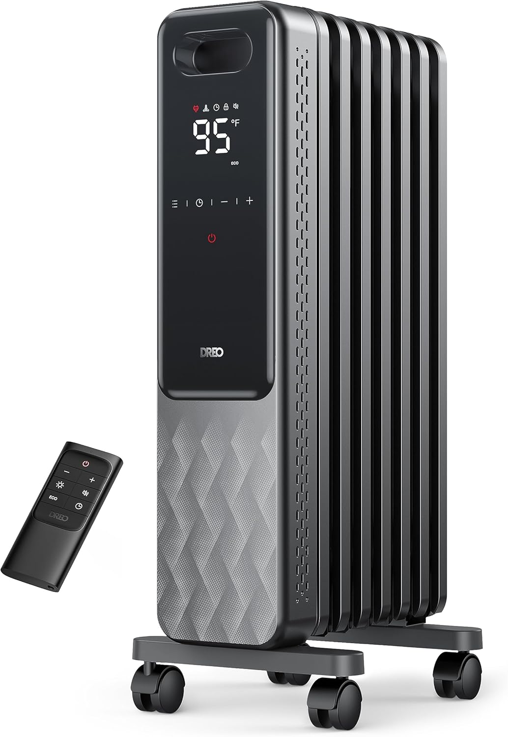 Dreo 1500W Radiant Heater: Remote + Safety Features