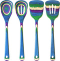 Totally Bamboo Baltique Mumbai 4 Piece Cooking Utensil Set - Colorful