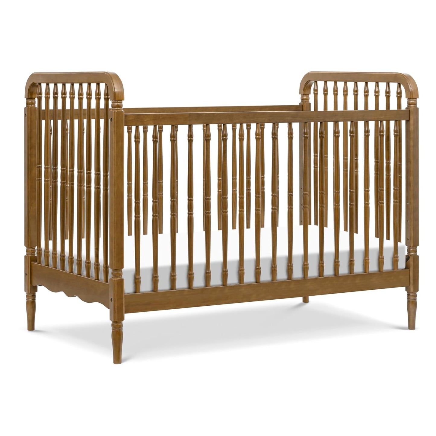 Namesake Liberty 3-in-1 Convertible Spindle Crib in Natural Walnut