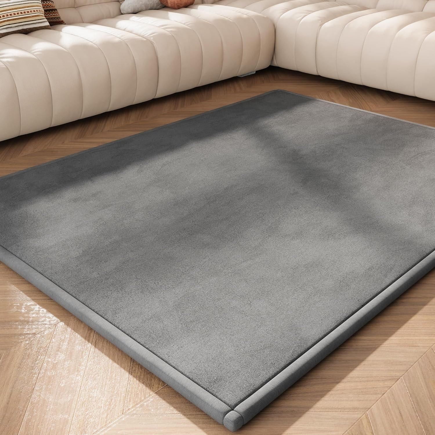 Baby Play Mat for Floor - 1.3ft' Thick Memory Foam Comfort