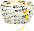 Exquisite Premium Yarn Ball Storage Bowl - Hand Painted Winter Snow