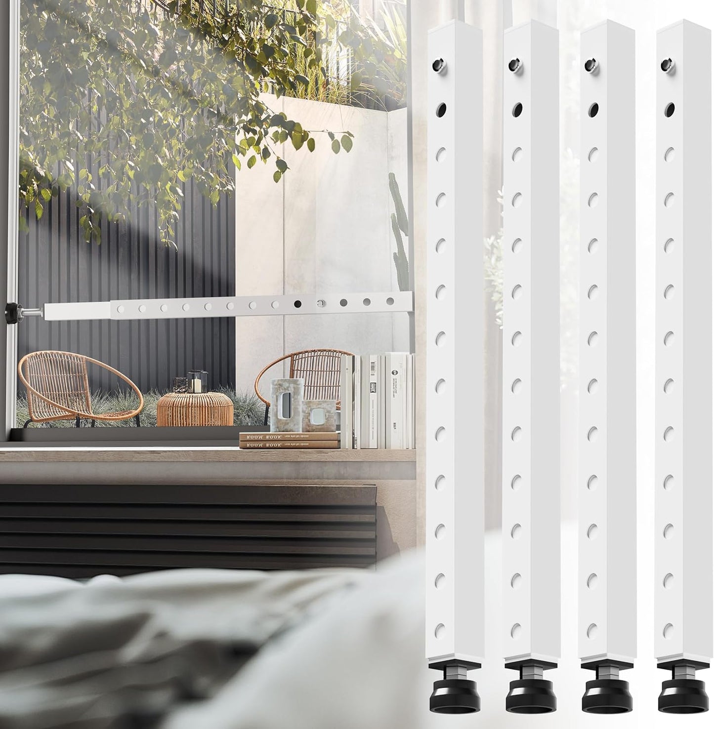 Adjustable Window Security Bars for Enhanced Home Safety