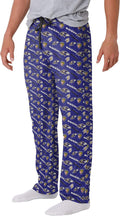 FOCO Men's NFL Team Logo Repeat Print Lounge Pants (Style 185Z)
