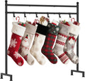 Christmas Stocking Holder Stand with 8 Hooks - Heavy Duty Freestanding