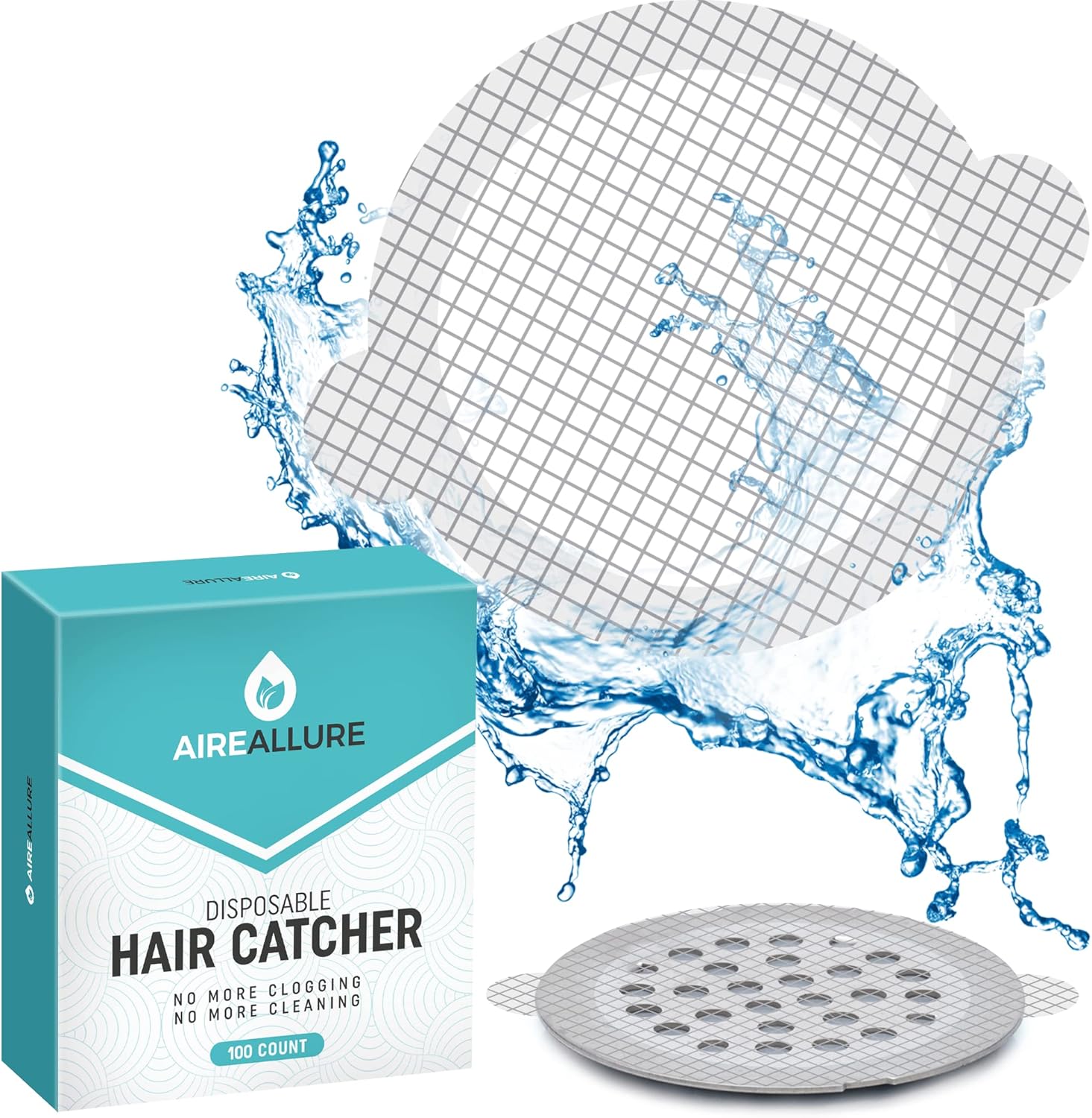 Disposable Shower Drain Hair Catcher Stickers for Easy Use