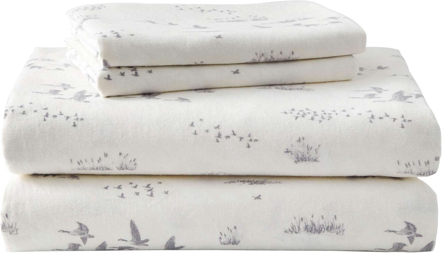 Eddie Bauer Queen Sheet Set - Cozy Cotton Flannel Bedding