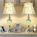 Bedside Table Lamp Set of 2 with Nightlight and USB Ports - Vintage