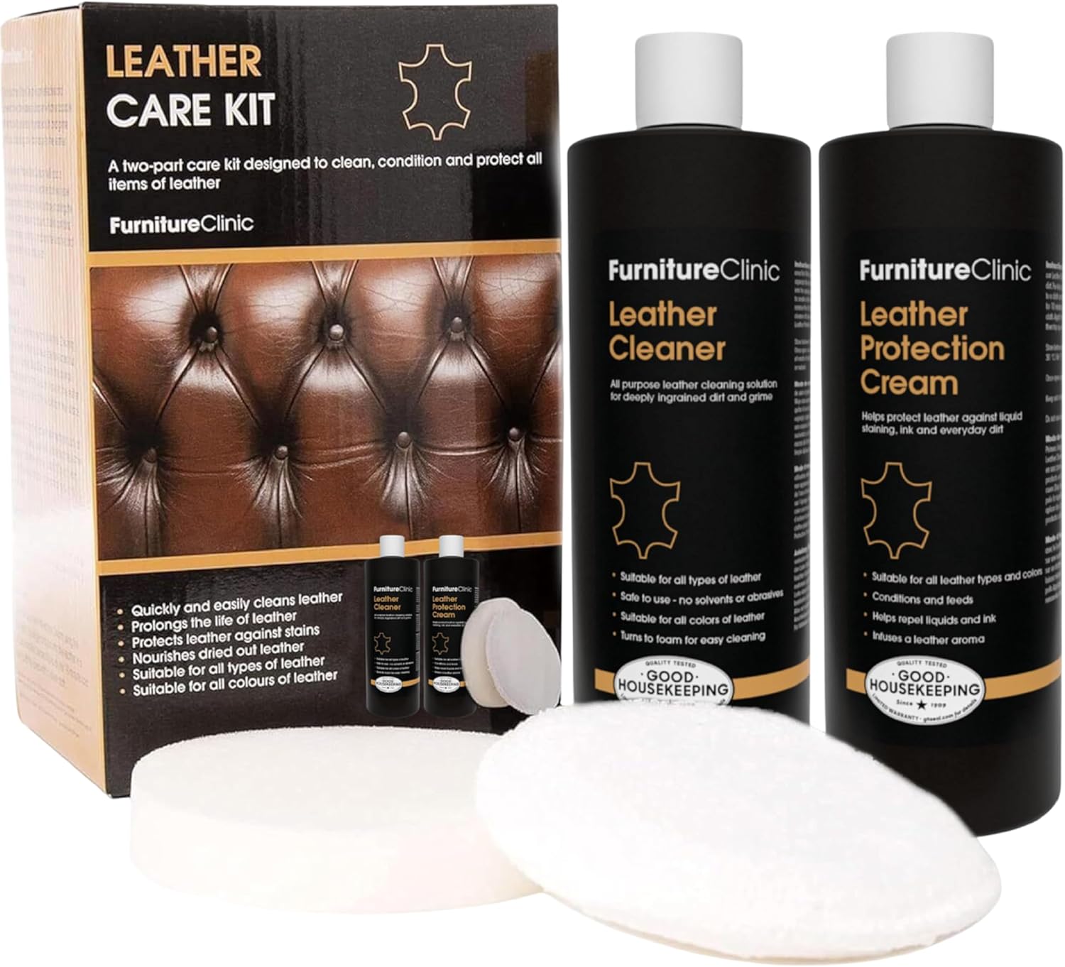 Revitalize Leather: Furniture Clinic Care Kit