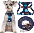 No Pull Small Dog Harness Polka Dots Starry Sky S - Lightweight Vest