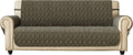Green 78in Waterproof Quilted Sofa Slipcover - Nonslip Protector