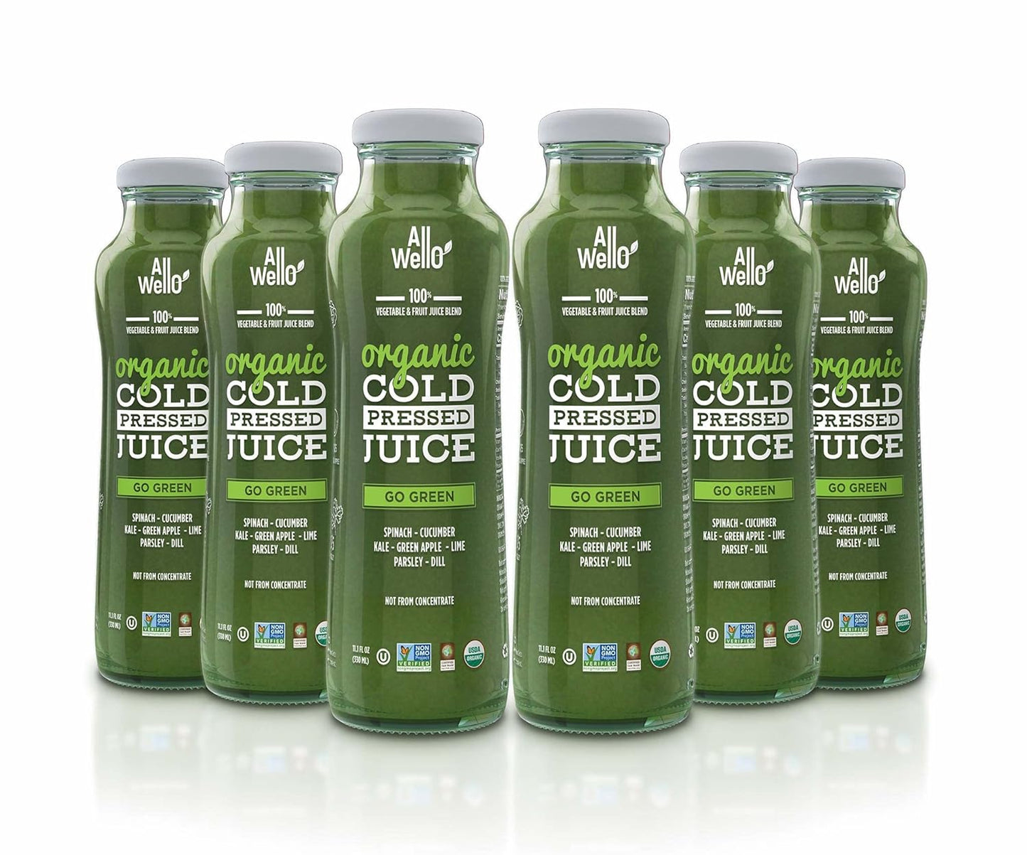ALLWELLO Organic Cold Pressed Juice Drinks for Healthy Living