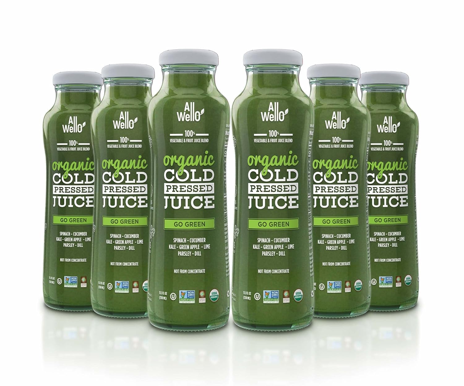 ALLWELLO Organic Cold Pressed Juice Drinks for Healthy Living