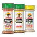 Wings Combo Pack of 3 Seasonings - Everything Spicy, Lemon & Garlic
