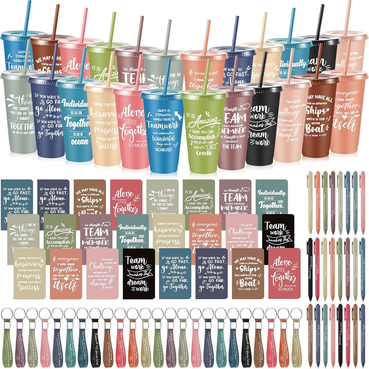 96 Pcs Team Appreciation Gifts for Employee with Cups and More