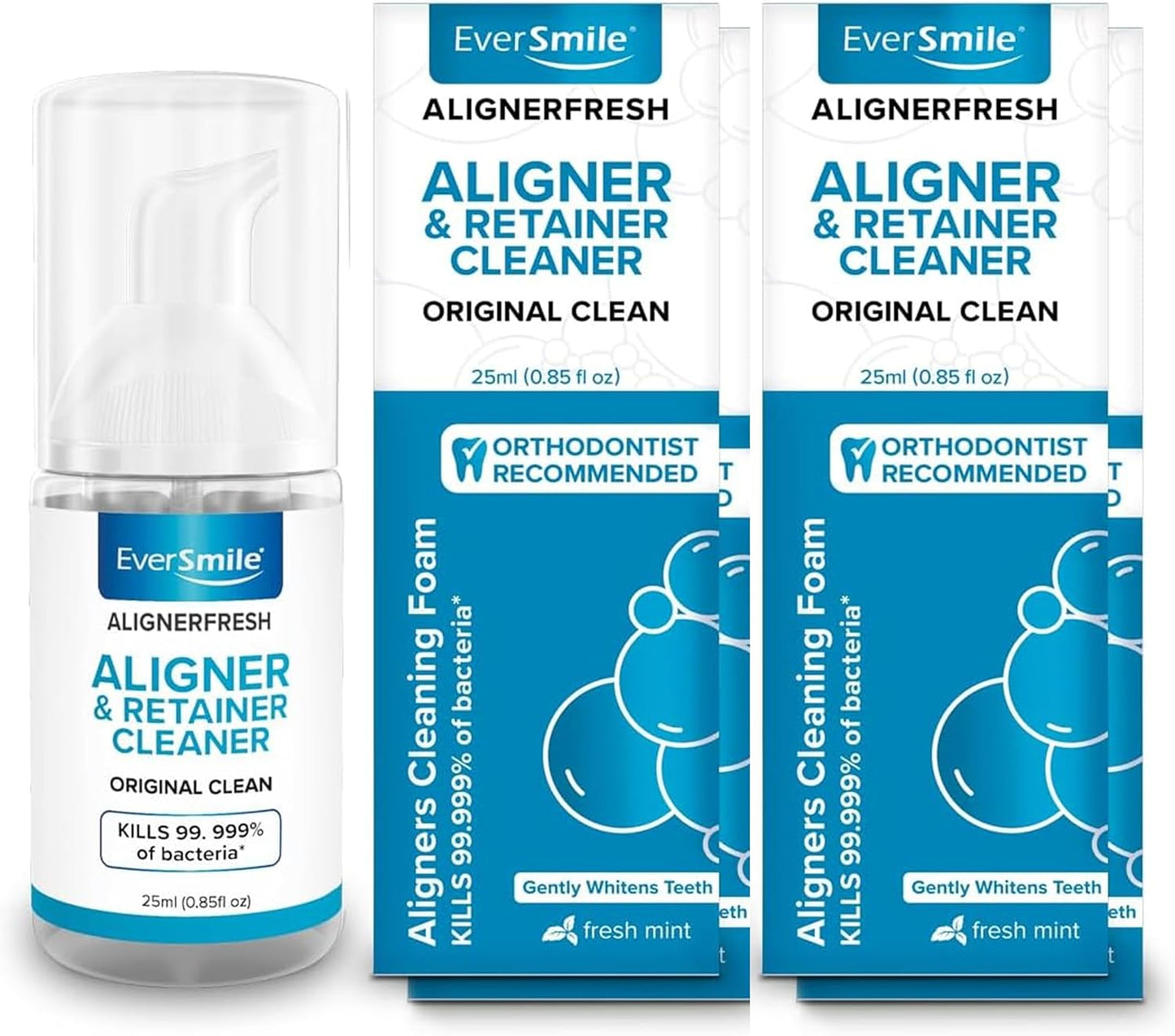 EverSmile AlignerFresh Original Clean Foam for Clear Aligners