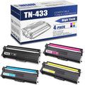 TN433 Compatible TN-433 4-Pack Toner Cartridges - High Yield