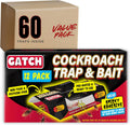 GATCH Roach Traps Indoor 60 Pack - Sticky Baited Roach Killer