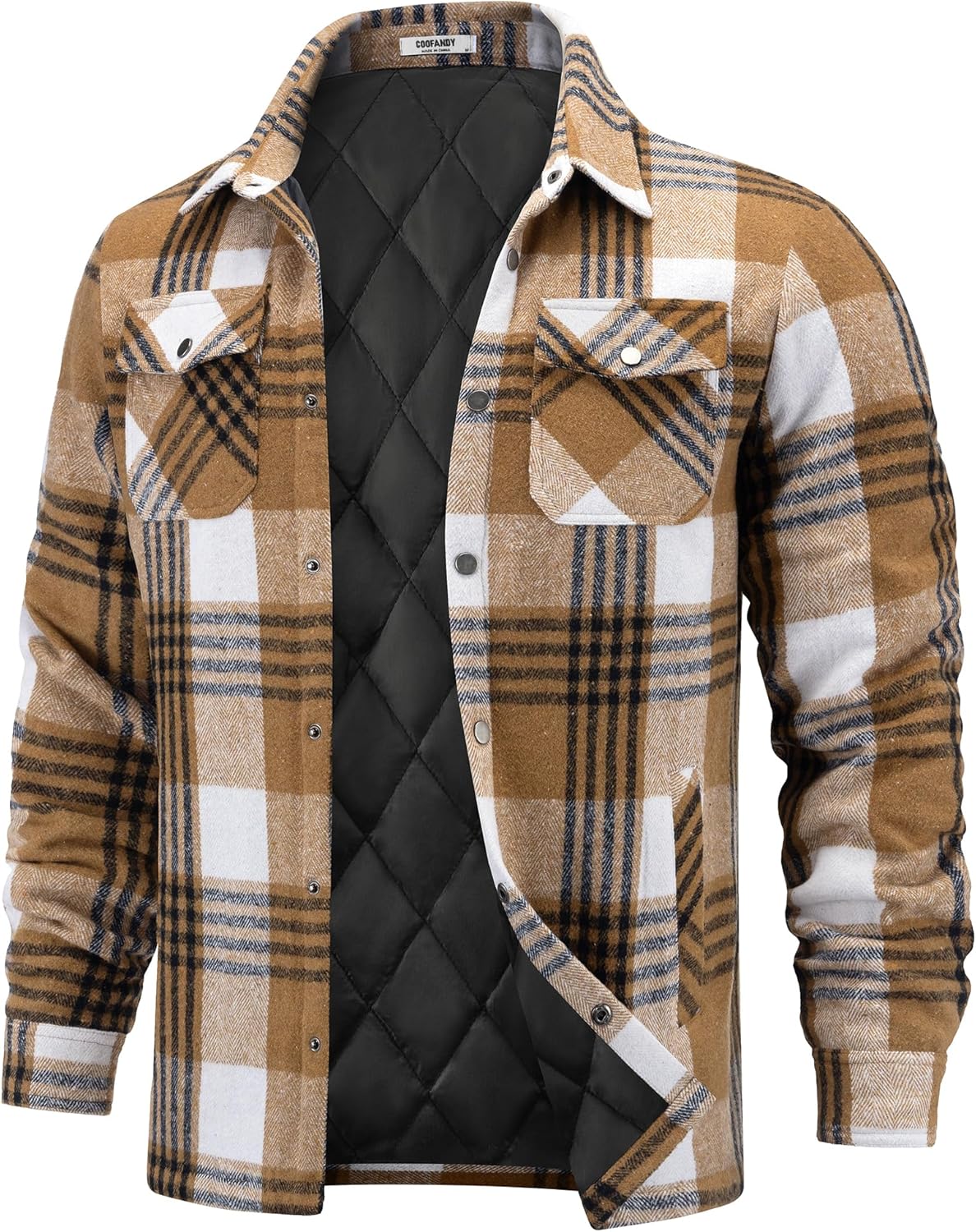 COOFANDY Men's Flannel Shirt Jackets for Winter Style and Comfort