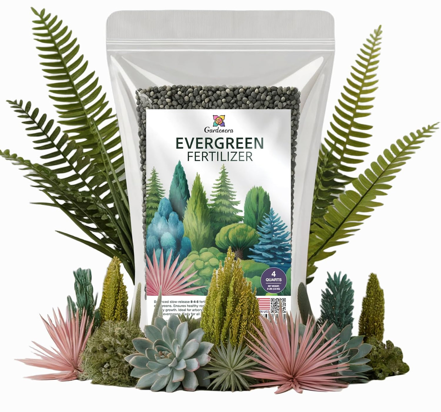 Gardenera Evergreen Fertilizer for Trees and Shrubs Growth