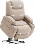 Elderly Comfort Deluxe Recliner w/ Massage & Storage