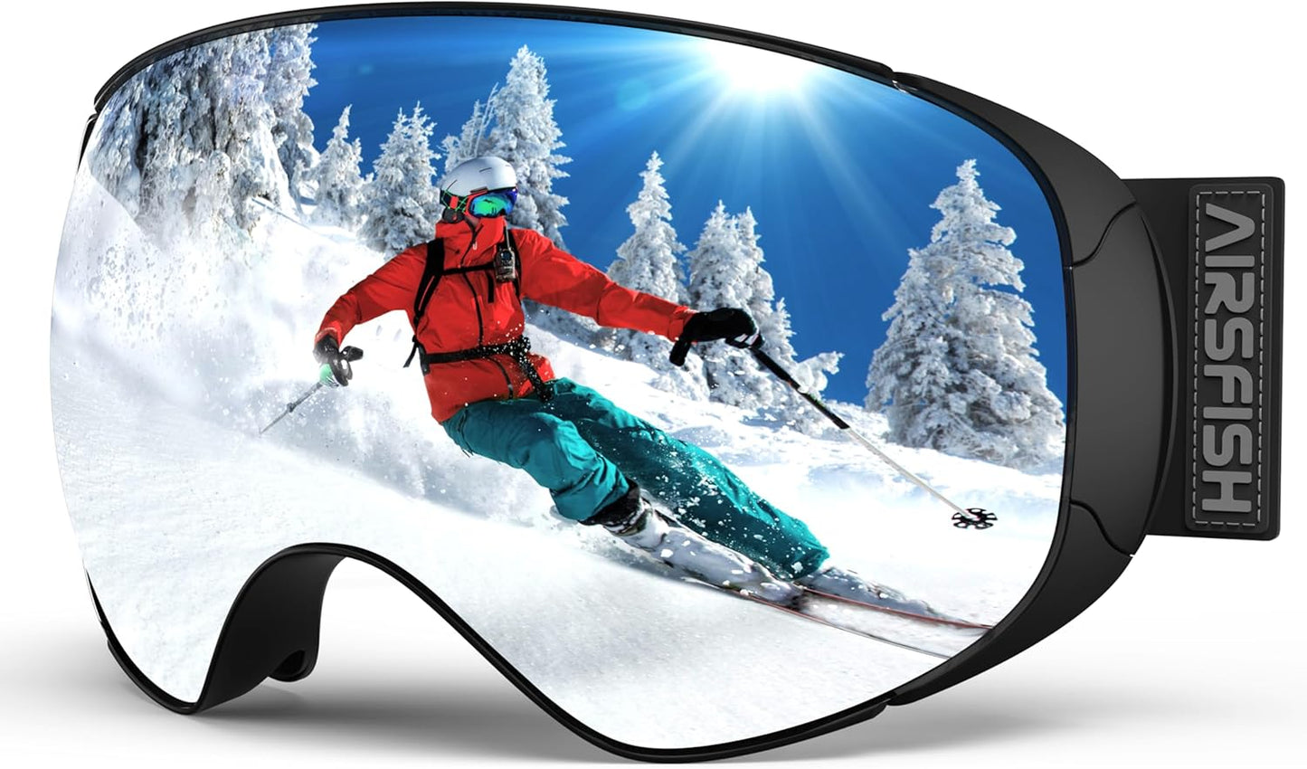 Anti-Fog OTG Ski Goggles with UV Protection - AirsFish