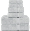 Chakir Turkish Linens Premium Cotton 6-Piece Towel Set - Spa Feel