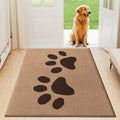 Dog Door Mat 47x32 in Beige - Low Profile Absorbent Mud Mat