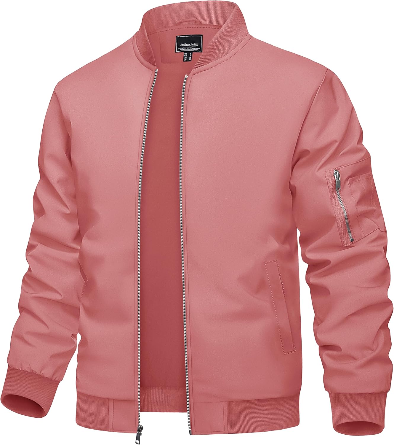TACVASEN Men's Lightweight Bomber Jacket for Spring and Fall