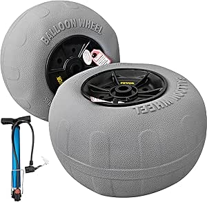 VEVOR Beach Balloon Wheels for Easy Sand Transport