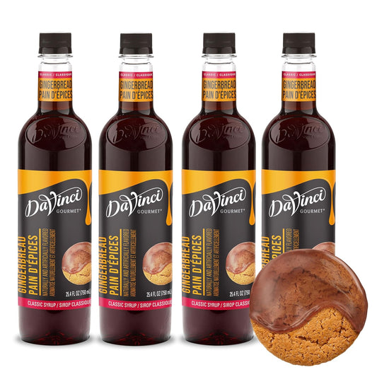 DaVinci Gourmet Classic Gingerbread Syrup for Holiday Treats