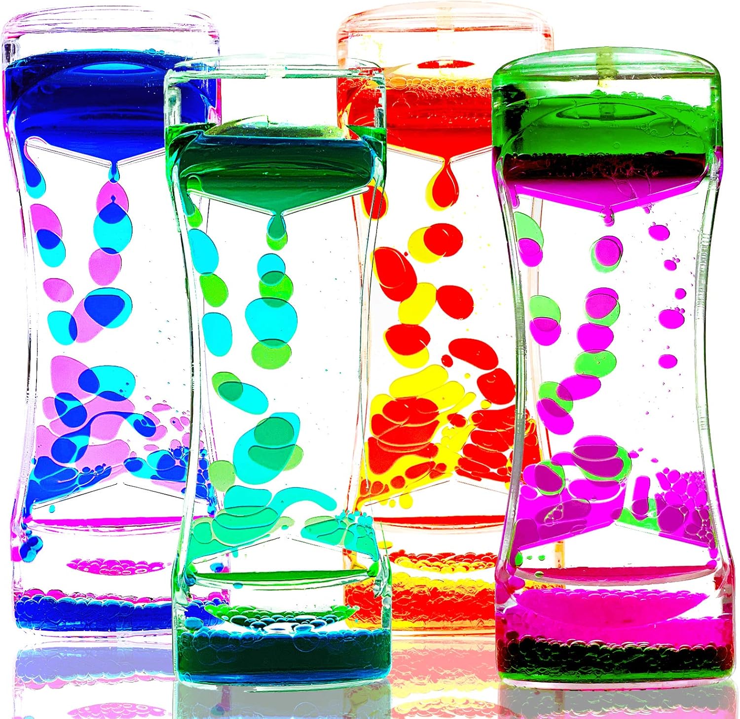 Colorful Liquid Bubbler Timer Set - Calm Anxiety
