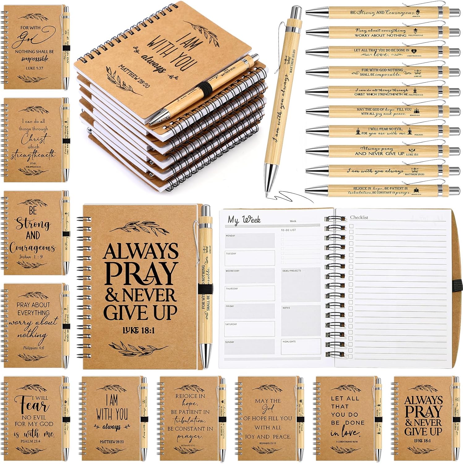 Christian Gifts for Women - Faithful Set with Prayer Journal