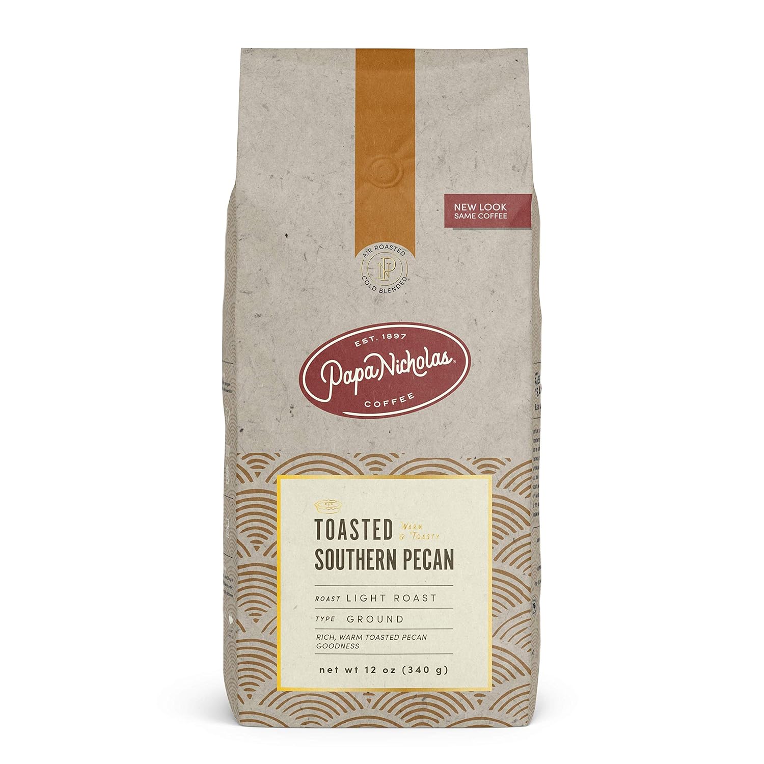 PapaNicholas Toasted Pecan Coffee, Rich Flavor