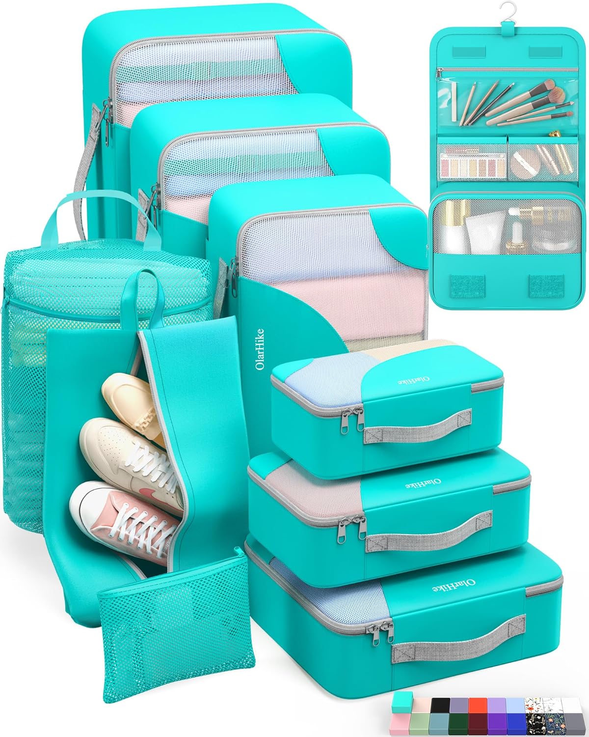 Durable Packing Cubes for Suitcases - OlarHike Travel Essentials