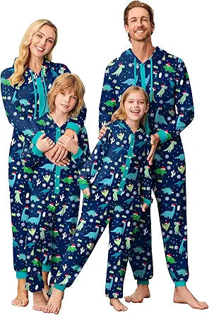 Ekouaer Christmas Matching Family Onesies Pajamas for All Ages
