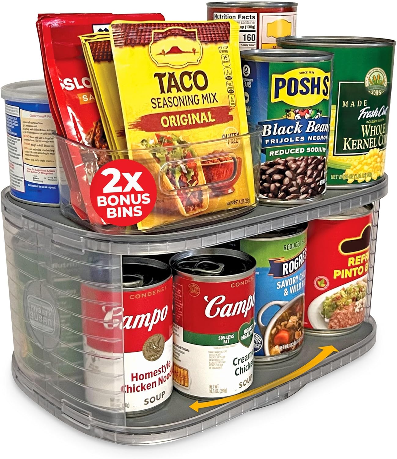 Mighty Susan Kitchen Organizer for Canned Goods and Spices