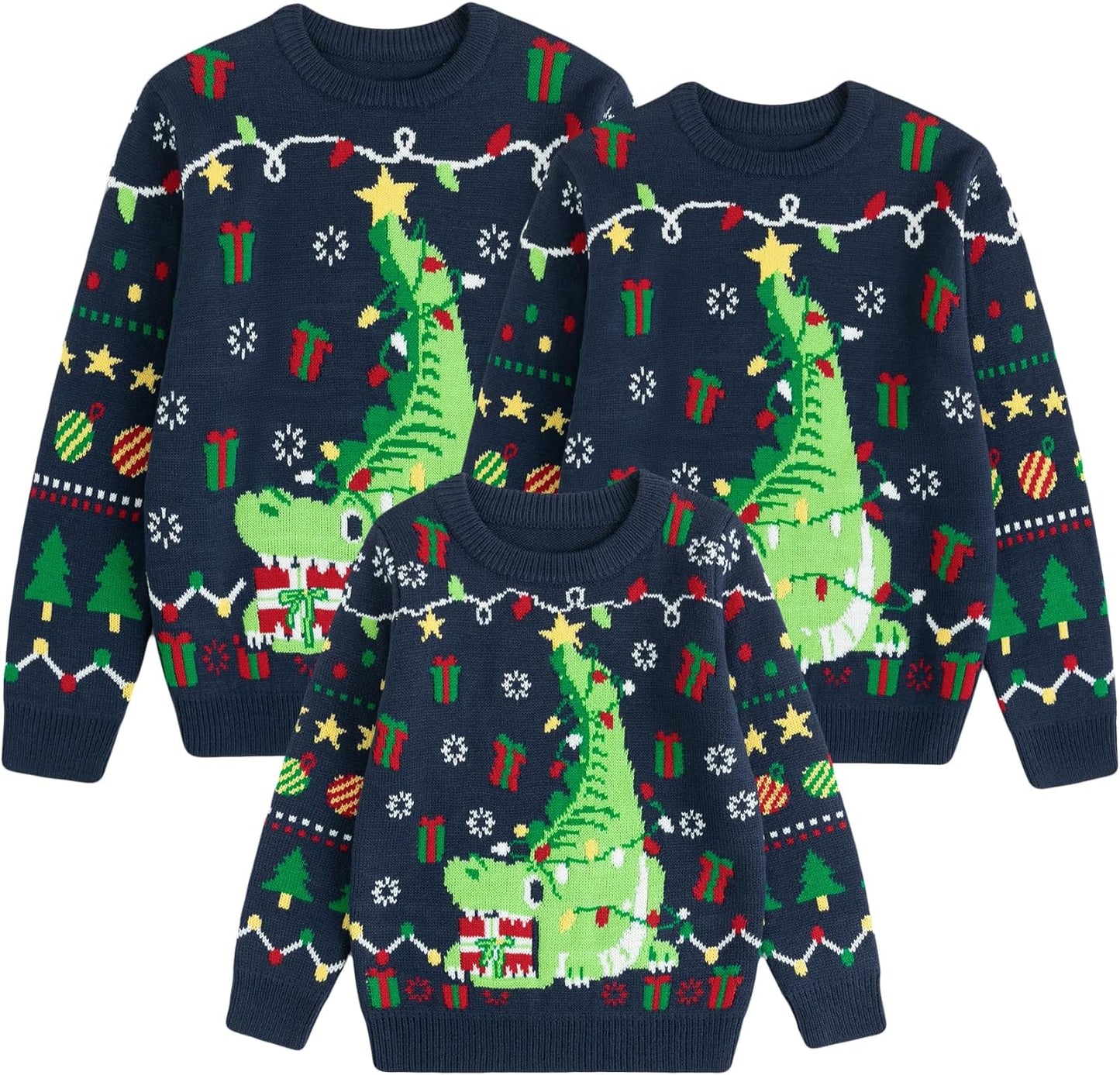 Curipeer Ugly Family Matching Christmas Sweaters for All Ages
