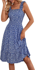 ZABERRY Womens Summer Midi Dress 2025 - Flowy A-line Floral Midi