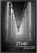 27x40 Poster Frame Black - Sleek HD Plexiglass Display