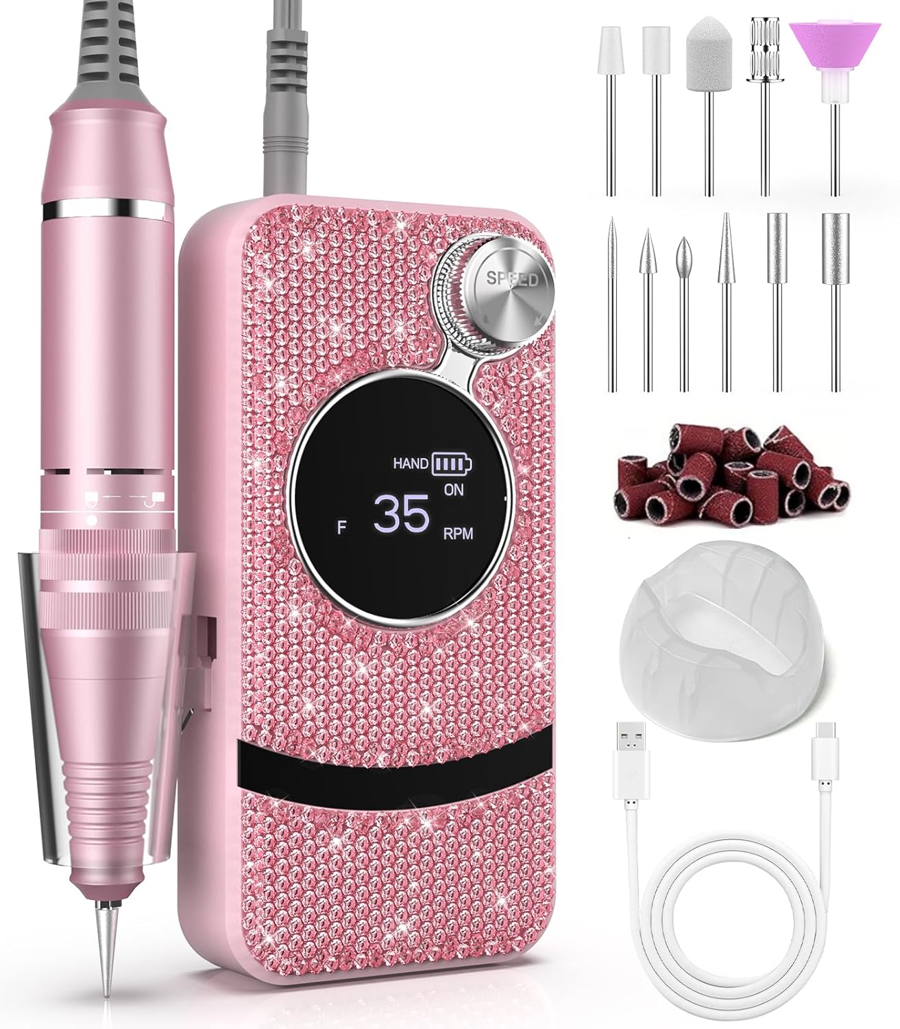 Professional Electric Cordless Nail Drill File for DIY Nails