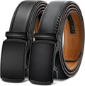 BULLIANT Men Ratchet Belts 2 Pack - Adjustable Micro Fit for Dress 0